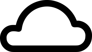 Uygulama UI, Web Tasarımı, Bulut ve Veri Yönetimi Kullanımı için Depolama Simgesi Siyah ve Beyaz PNG