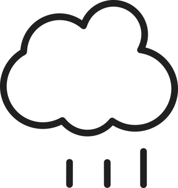 Uygulama UI, Web Tasarımı, Bulut ve Veri Yönetimi Kullanımı için Depolama Simgesi Siyah ve Beyaz PNG