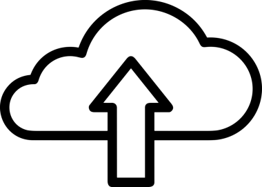 Uygulama UI, Web Tasarımı, Bulut ve Veri Yönetimi Kullanımı için Depolama Simgesi Siyah ve Beyaz PNG