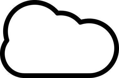Uygulama UI, Web Tasarımı, Bulut ve Veri Yönetimi Kullanımı için Depolama Simgesi Siyah ve Beyaz PNG