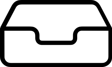 Uygulama UI, Web Tasarımı, Bulut ve Veri Yönetimi Kullanımı için Depolama Simgesi Siyah ve Beyaz PNG