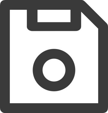 Uygulama UI, Web Tasarımı, Bulut ve Veri Yönetimi Kullanımı için Depolama Simgesi Siyah ve Beyaz PNG