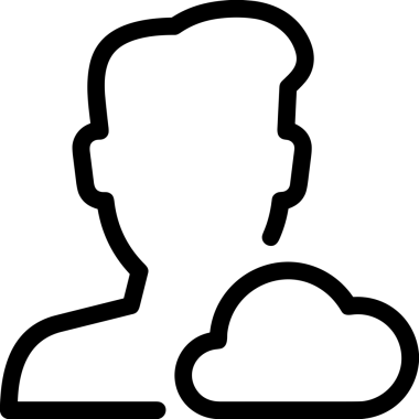 Uygulama UI, Web Tasarımı, Bulut ve Veri Yönetimi Kullanımı için Depolama Simgesi Siyah ve Beyaz PNG