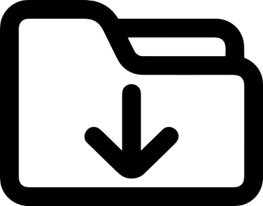 Uygulama UI, Web Tasarımı, Bulut ve Veri Yönetimi Kullanımı için Depolama Simgesi Siyah ve Beyaz PNG