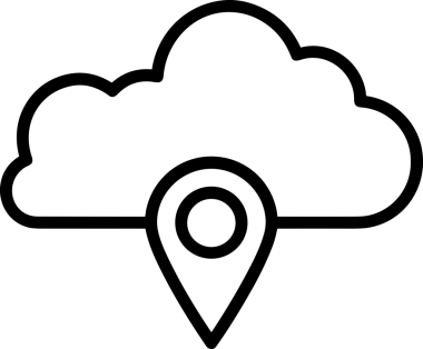 Uygulama UI, Web Tasarımı, Bulut ve Veri Yönetimi Kullanımı için Depolama Simgesi Siyah ve Beyaz PNG