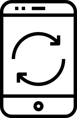 Uygulama UI, Web Tasarımı, Bulut ve Veri Yönetimi Kullanımı için Depolama Simgesi Siyah ve Beyaz PNG