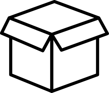 Uygulama UI, Web Tasarımı, Bulut ve Veri Yönetimi Kullanımı için Depolama Simgesi Siyah ve Beyaz PNG