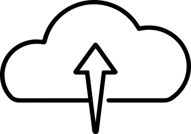 Uygulama UI, Web Tasarımı, Bulut ve Veri Yönetimi Kullanımı için Depolama Simgesi Siyah ve Beyaz PNG