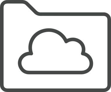 Uygulama UI, Web Tasarımı, Bulut ve Veri Yönetimi Kullanımı için Depolama Simgesi Siyah ve Beyaz PNG