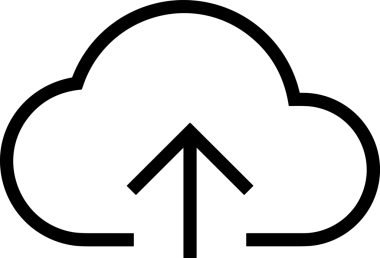Uygulama UI, Web Tasarımı, Bulut ve Veri Yönetimi Kullanımı için Depolama Simgesi Siyah ve Beyaz PNG