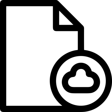 Uygulama UI, Web Tasarımı, Bulut ve Veri Yönetimi Kullanımı için Depolama Simgesi Siyah ve Beyaz PNG