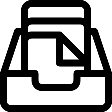 Uygulama UI, Web Tasarımı, Bulut ve Veri Yönetimi Kullanımı için Depolama Simgesi Siyah ve Beyaz PNG