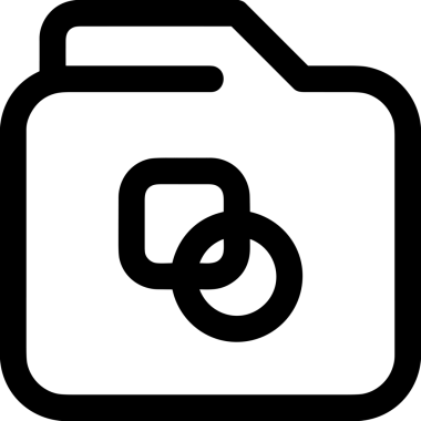 Uygulama UI, Web Tasarımı, Bulut ve Veri Yönetimi Kullanımı için Depolama Simgesi Siyah ve Beyaz PNG