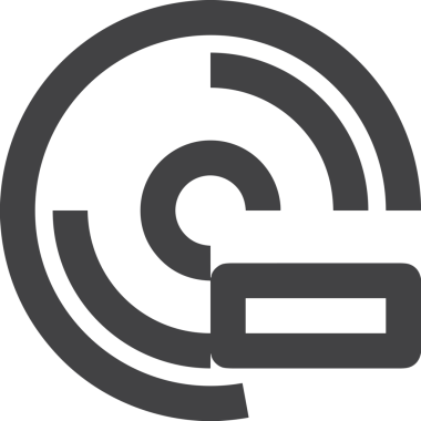 Uygulama UI, Web Tasarımı, Bulut ve Veri Yönetimi Kullanımı için Depolama Simgesi Siyah ve Beyaz PNG