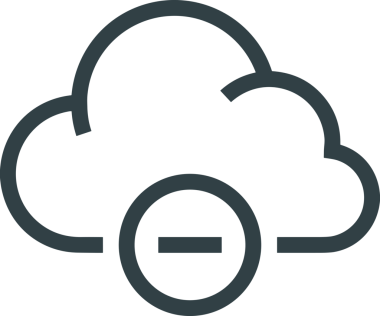 Uygulama UI, Web Tasarımı, Bulut ve Veri Yönetimi Kullanımı için Depolama Simgesi Siyah ve Beyaz PNG