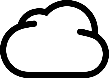 Uygulama UI, Web Tasarımı, Bulut ve Veri Yönetimi Kullanımı için Depolama Simgesi Siyah ve Beyaz PNG