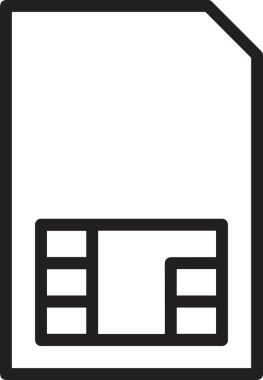 Uygulama UI, Web Tasarımı, Bulut ve Veri Yönetimi Kullanımı için Depolama Simgesi Siyah ve Beyaz PNG