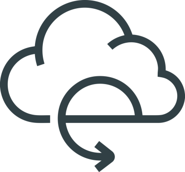 Uygulama UI, Web Tasarımı, Bulut ve Veri Yönetimi Kullanımı için Depolama Simgesi Siyah ve Beyaz PNG