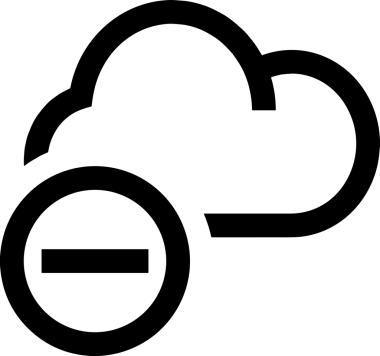 Uygulama UI, Web Tasarımı, Bulut ve Veri Yönetimi Kullanımı için Depolama Simgesi Siyah ve Beyaz PNG