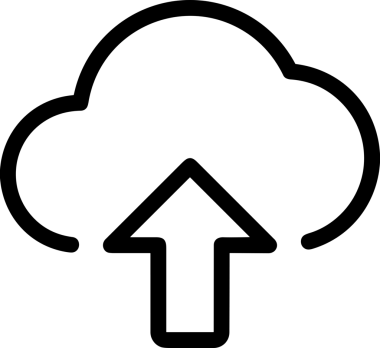 Uygulama UI, Web Tasarımı, Bulut ve Veri Yönetimi Kullanımı için Depolama Simgesi Siyah ve Beyaz PNG