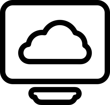 Uygulama UI, Web Tasarımı, Bulut ve Veri Yönetimi Kullanımı için Depolama Simgesi Siyah ve Beyaz PNG