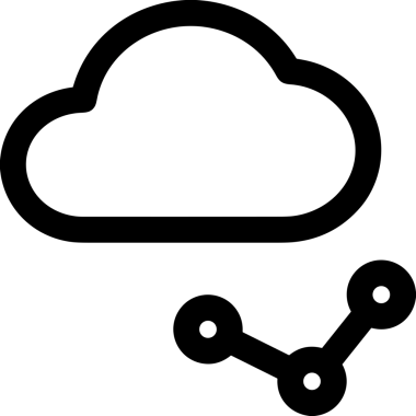 Uygulama UI, Web Tasarımı, Bulut ve Veri Yönetimi Kullanımı için Depolama Simgesi Siyah ve Beyaz PNG