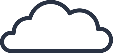 Uygulama UI, Web Tasarımı, Bulut ve Veri Yönetimi Kullanımı için Depolama Simgesi Siyah ve Beyaz PNG