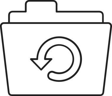 Uygulama UI, Web Tasarımı, Bulut ve Veri Yönetimi Kullanımı için Depolama Simgesi Siyah ve Beyaz PNG