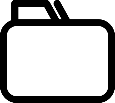 Uygulama UI, Web Tasarımı, Bulut ve Veri Yönetimi Kullanımı için Depolama Simgesi Siyah ve Beyaz PNG