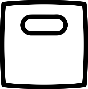 Uygulama UI, Web Tasarımı, Bulut ve Veri Yönetimi Kullanımı için Depolama Simgesi Siyah ve Beyaz PNG