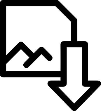 Uygulama UI, Web Tasarımı, Bulut ve Veri Yönetimi Kullanımı için Depolama Simgesi Siyah ve Beyaz PNG