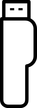 Uygulama UI, Web Tasarımı, Bulut ve Veri Yönetimi Kullanımı için Depolama Simgesi Siyah ve Beyaz PNG