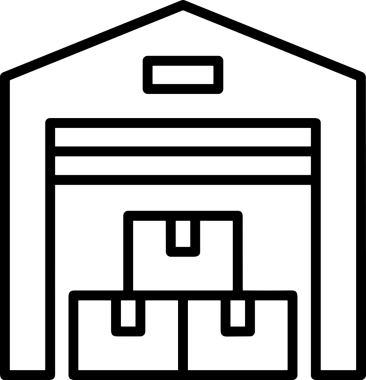 Uygulama UI, Web Tasarımı, Bulut ve Veri Yönetimi Kullanımı için Depolama Simgesi Siyah ve Beyaz PNG