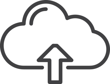 Uygulama UI, Web Tasarımı, Bulut ve Veri Yönetimi Kullanımı için Depolama Simgesi Siyah ve Beyaz PNG