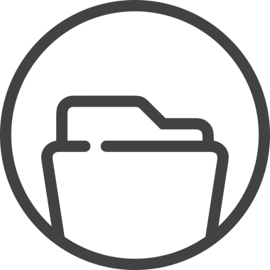 Uygulama UI, Web Tasarımı, Bulut ve Veri Yönetimi Kullanımı için Depolama Simgesi Siyah ve Beyaz PNG