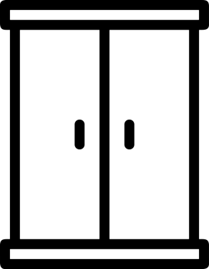 Uygulama UI, Web Tasarımı, Bulut ve Veri Yönetimi Kullanımı için Depolama Simgesi Siyah ve Beyaz PNG