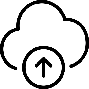 Uygulama UI, Web Tasarımı, Bulut ve Veri Yönetimi Kullanımı için Depolama Simgesi Siyah ve Beyaz PNG