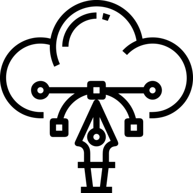Uygulama UI, Web Tasarımı, Bulut ve Veri Yönetimi Kullanımı için Depolama Simgesi Siyah ve Beyaz PNG
