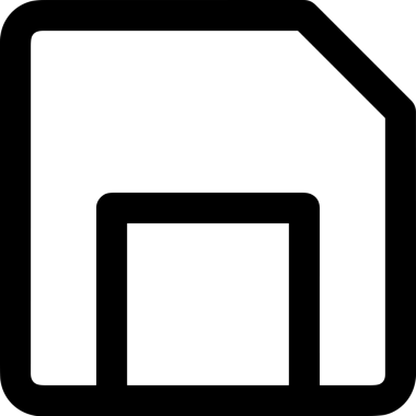 Uygulama UI, Web Tasarımı, Bulut ve Veri Yönetimi Kullanımı için Depolama Simgesi Siyah ve Beyaz PNG