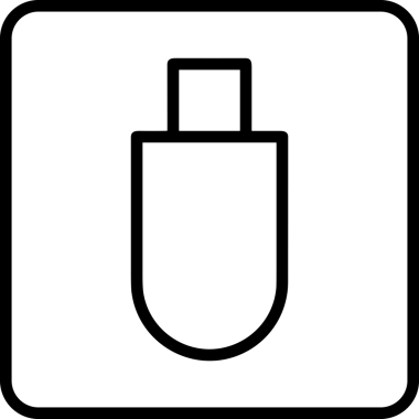 Uygulama UI, Web Tasarımı, Bulut ve Veri Yönetimi Kullanımı için Depolama Simgesi Siyah ve Beyaz PNG