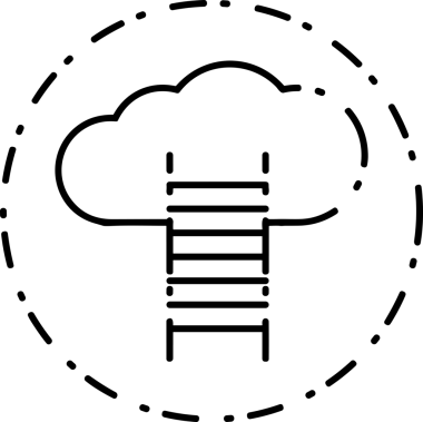 Uygulama UI, Web Tasarımı, Bulut ve Veri Yönetimi Kullanımı için Depolama Simgesi Siyah ve Beyaz PNG