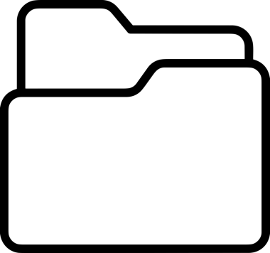 Uygulama UI, Web Tasarımı, Bulut ve Veri Yönetimi Kullanımı için Depolama Simgesi Siyah ve Beyaz PNG