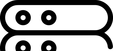 Uygulama UI, Web Tasarımı, Bulut ve Veri Yönetimi Kullanımı için Depolama Simgesi Siyah ve Beyaz PNG