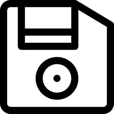Uygulama UI, Web Tasarımı, Bulut ve Veri Yönetimi Kullanımı için Depolama Simgesi Siyah ve Beyaz PNG