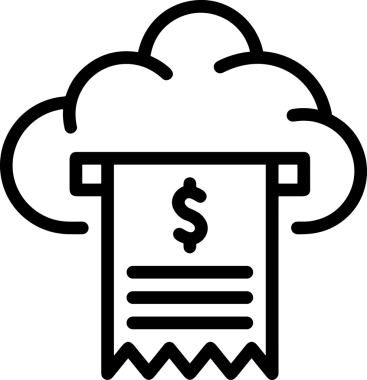 Uygulama UI, Web Tasarımı, Bulut ve Veri Yönetimi Kullanımı için Depolama Simgesi Siyah ve Beyaz PNG