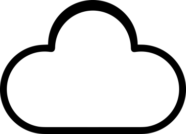 Uygulama UI, Web Tasarımı, Bulut ve Veri Yönetimi Kullanımı için Depolama Simgesi Siyah ve Beyaz PNG