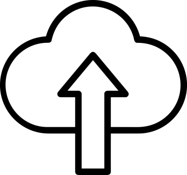 Uygulama UI, Web Tasarımı, Bulut ve Veri Yönetimi Kullanımı için Depolama Simgesi Siyah ve Beyaz PNG