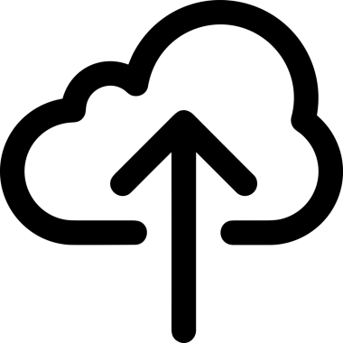 Uygulama UI, Web Tasarımı, Bulut ve Veri Yönetimi Kullanımı için Depolama Simgesi Siyah ve Beyaz PNG