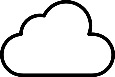 Uygulama UI, Web Tasarımı, Bulut ve Veri Yönetimi Kullanımı için Depolama Simgesi Siyah ve Beyaz PNG