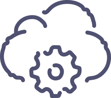 Uygulama UI, Web Tasarımı, Bulut ve Veri Yönetimi Kullanımı için Depolama Simgesi Siyah ve Beyaz PNG